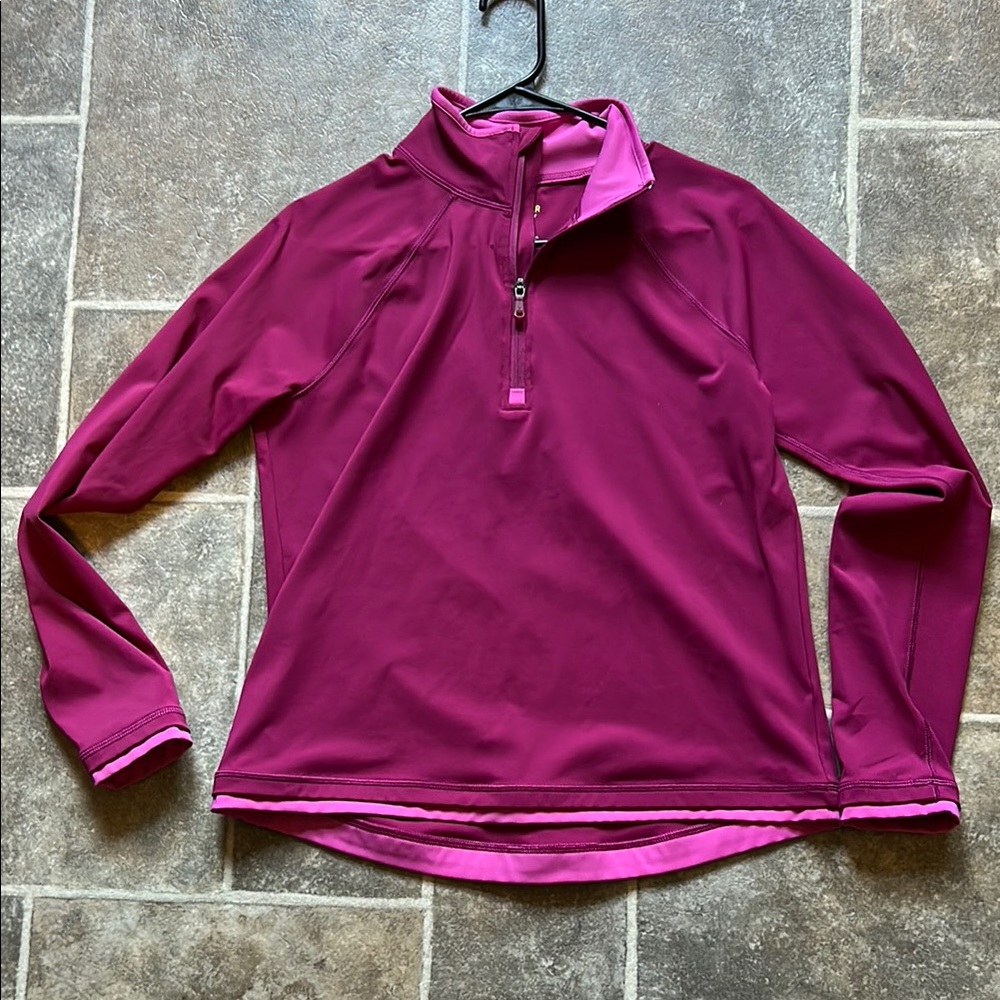 Women's Purple Quarter-Zip Top